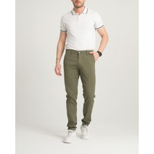 İnpool Erkek, Pamuklu, Esnek, Büyük Beden, Old Money Culture, Chino-Kanvas, Pantolon 24INP275