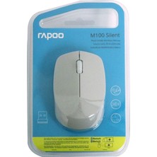 Rapoo M100 Kablosuz 1300 Dpi Gri Mouse Sessiz Click