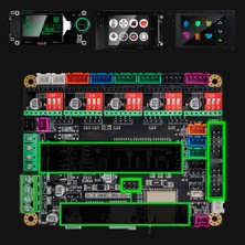 Decisive Mks Tinybee Denetleyici Kartı Anakart 32BIT 3D Yazıcı Kontrol Kartı Desteği Mini 12864LCD V3 Ekran 12864 LCD Panel (Yurt Dışından)