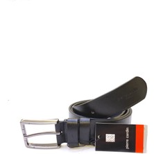 Pierre Cardin Erkek Siyah  Deri Kemer
