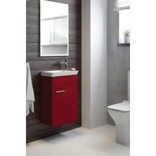 E-Life Ticaret Mat Kırmızı Yapışkanlı Kaplama Folyosu 61 cm x 10 mt