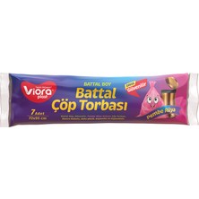 Vioraplast Battal Boy Çöp Torbası Pembe Rüya Kokulu 72X95 cm