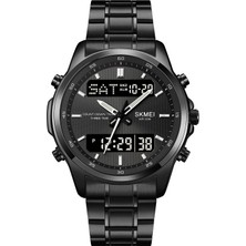 2xudc Siyah Siyah Skmei 2049 Yeni Varış Skmei 2049 Lüks Altın Erkek Kuvars Izle Dijital Suya Dayanıklı 30 Metre (Yurt Dışından)