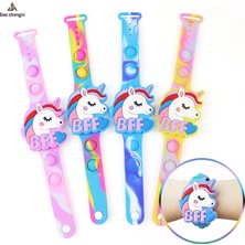 2xudc Stil 3 Çocuk Saatleri ve Oyuncakları Bsn Çocuk Spor Izle Karikatür Unicorn Silikon LED Izle Dokunmatik Ekran Çocuk Reloj Çocuk LED Dijital Oyuncaklar Saatler (Yurt Dışından)