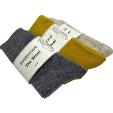 Endemique Studio Endémique Studio The Wool Vl Shadow-Kadın Çorap