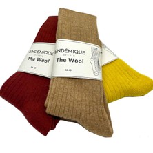 Endemique Studio Endémique Studio The Wool Vl Shadow-Kadın Çorap