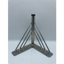 Karakoç Metal, 15*12*12 cm , Koltuk, Baza, Ünite, Mobilya Ayağı ( 4 Adet)