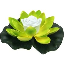 Luoditong Shop Yeşil 18CM Tarzı cm Yapay Yüzen Lotus Güneş Enerjili Gece Lambası LED Enerji Tasarruflu Lotus Lambası Bahçe Havuzu Gölet Çeşmesi Dekorasyonu (Yurt Dışından)