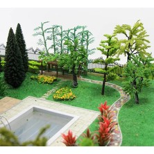 Luoditong Shop No.1 Tarzı 50X50CM Ince Yapay Çimler Peyzaj Çim Mat Model Tren Için Yapışkanlı Değil Kağıt Çim Sahte Çim Dekorasyon Bahçe Aksesuarları (Yurt Dışından)