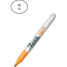 Sharpie Markör Permanent Neon Fosforlu Turuncu 12'li