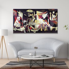 Gaagart Panoramik Kanvas Duvar Tablosu Pablo Picasso Guernica