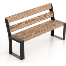 Gardner Life AVA44 Tuk - Sırtlı Bench Çift Kişilik