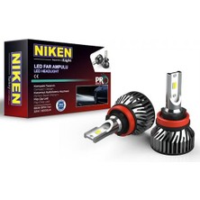 H11 led xenon far aydınlatma seti şimşek etkili niken pro 6400lm