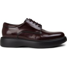 Deery Deri Bordo Erkek Günlük Ayakkabı - 01934MBRDE01