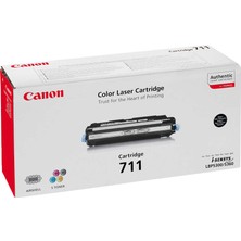 Canon CRG-711BK Kutusu Hasarlı Siyah Orjinal Toner