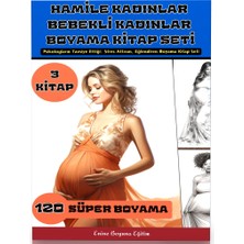 Hamile Kadınlar Boyama Kitap Seti - 3 Kitap