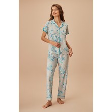 Suwen Melani Maskülen Pijama Takımı