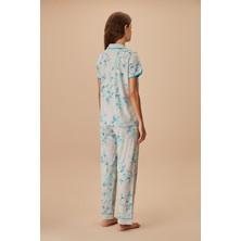 Suwen Melani Maskülen Pijama Takımı
