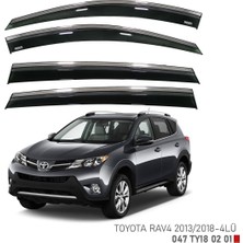 Niken Toyota Rav4 2013-2018 Kromlu Cam Rüzgarlığı