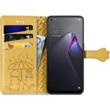 BDT Boutique Oppo 8 Flip Için Kısa Kayış Darbeye Deri Telefon Kılıfı (Yurt Dışından)