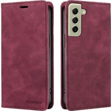 BDT Boutique Samsung Galaxy S22 5g Pu Deri Koruyucu Manyetik Folio Cüzdan Telefon Kılıfı (Yurt Dışından)