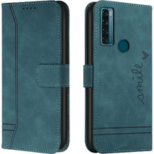 BDT Boutique Tcl 20 Se Flip Folio Cüzdan Için Pu Deri Manyetik Kapatma Telefon Kılıfı (Yurt Dışından)