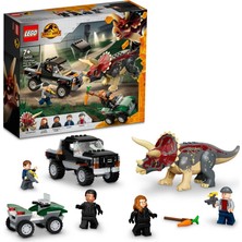 LEGO 76950 Jurassic World™ Triceratops Kamyonet Pususu (210 Parça)