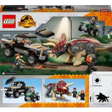 LEGO 76950 Jurassic World™ Triceratops Kamyonet Pususu (210 Parça)