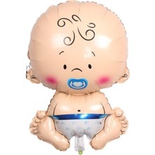 Parti Furyası Bebek Mavi Folyo Balon Ikm