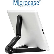 Microcase Samsung Tab A8 X207 X200 10.5 Tablet Için Bluetooth Klavye + Tablet Standı- AL8105