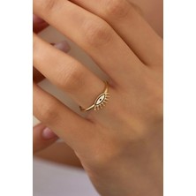 By Milo Jewellery 14 Ayar Altın Kirpik Yüzük