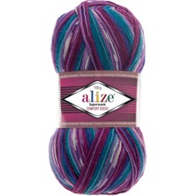 Alize Süperwash Comfort  El Örgü Ipi (5 Li Paket) - 4412