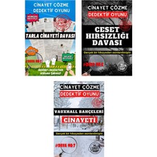 Gamebulance 7'li Paket Cinayet Çözme - Ekonomik Paket Dedektif Oyunu - Çözülmeyen Davalar - Katil Kim Oyunu