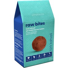 Slimplus 8 Paket Türk Kahveli Glutensiz Vegan Yerfıstıklı Hurma Topları Raw Bites 100G