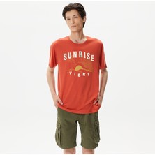 Superfly Erkek Turuncu Günlük T-Shirt 23555.37