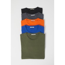 Polo State Erkek 5-Li T-Shirt  Saks