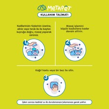 Metapet Yavru ve Hassas Ciltli Kediler için Kuru Şampuan, Doğal Tüy Bakım Ürünü, Durulanmayan Susuz Köpük Yıkama