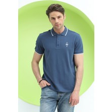 Polo State Erkek Polo Yaka Regular Fit T-Shirt Petrol