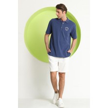 Polo State Erkek Relaxed Polo Yaka T-Shirt Indigo