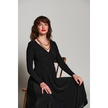 Lyn Mama Lane Elbise - Siyah