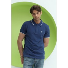 Polo State Erkek Polo Yaka T-Shirt Indigo