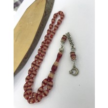Sultan Telkari Sürmeli Model Beyzi Kesim Toz Kehribar Tesbih
