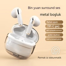 Xiaopeng Store Xiaopengstore Şeffaf Kulaklık Tws Önleyici Büyük Güç Spor Bluetooth Kulaklık (Yurt Dışından)