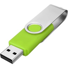 Newtik Flash Sürücü USB 2.0 Veri Gezgini Pendrive Thumb Drive Kalem Sürücü Döner Tasarım 128MB 1'li Paket, Green (Yurt Dışından)