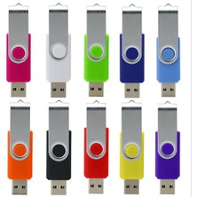 Newtik Flash Sürücü USB 2.0 Veri Gezgini Pendrive Thumb Drive Kalem Sürücü Döner Tasarım 256MB 20'li Paket, Green (Yurt Dışından)