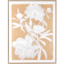 The Mia Blomma Kanvas Tablo Turuncu 113X85 cm