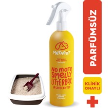 Metapet Parfümsüz Kedi Kumu Koku Giderici, Doğal Ve Kokusuz/naturel Kedi Tuvaleti Için Sprey, 400 ml