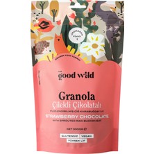 The Good Wild Glütensiz, Şeker İlavesiz Granola Çilekli Çikolatalı 300 gr