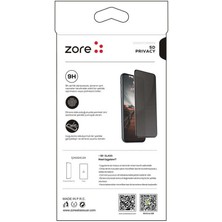 ZORE Samsung Galaxy S23 Fe New 5d Privacy Temperli Ekran Koruyucu