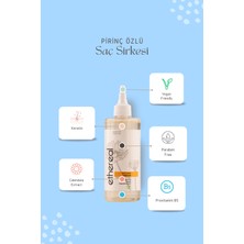 Ethereal Pirinç Özlü Saç Sirkesi 300 ml (PROVİTAMİN B5 , KREATİN VE CALENDULA ÖZÜ)